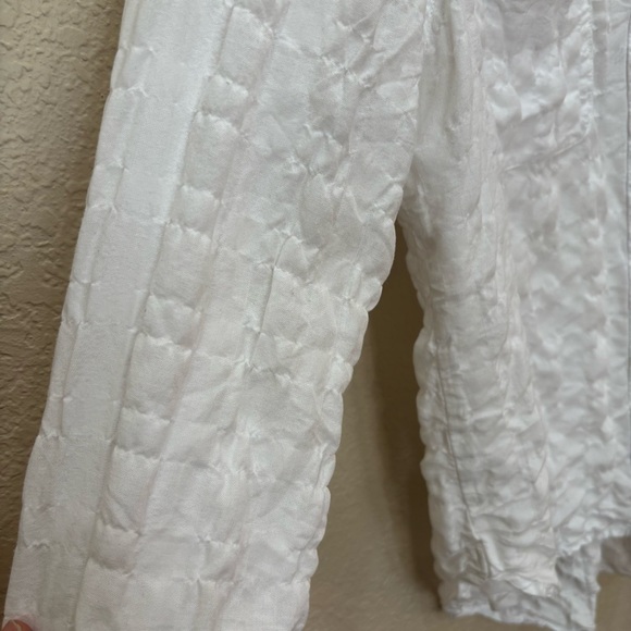 Anthropologie | Cloth & Stone Striped Buttondown Shirt in White Size Medium - Picture 7 of 11